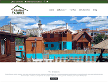 Tablet Screenshot of cabanascaudiel.es